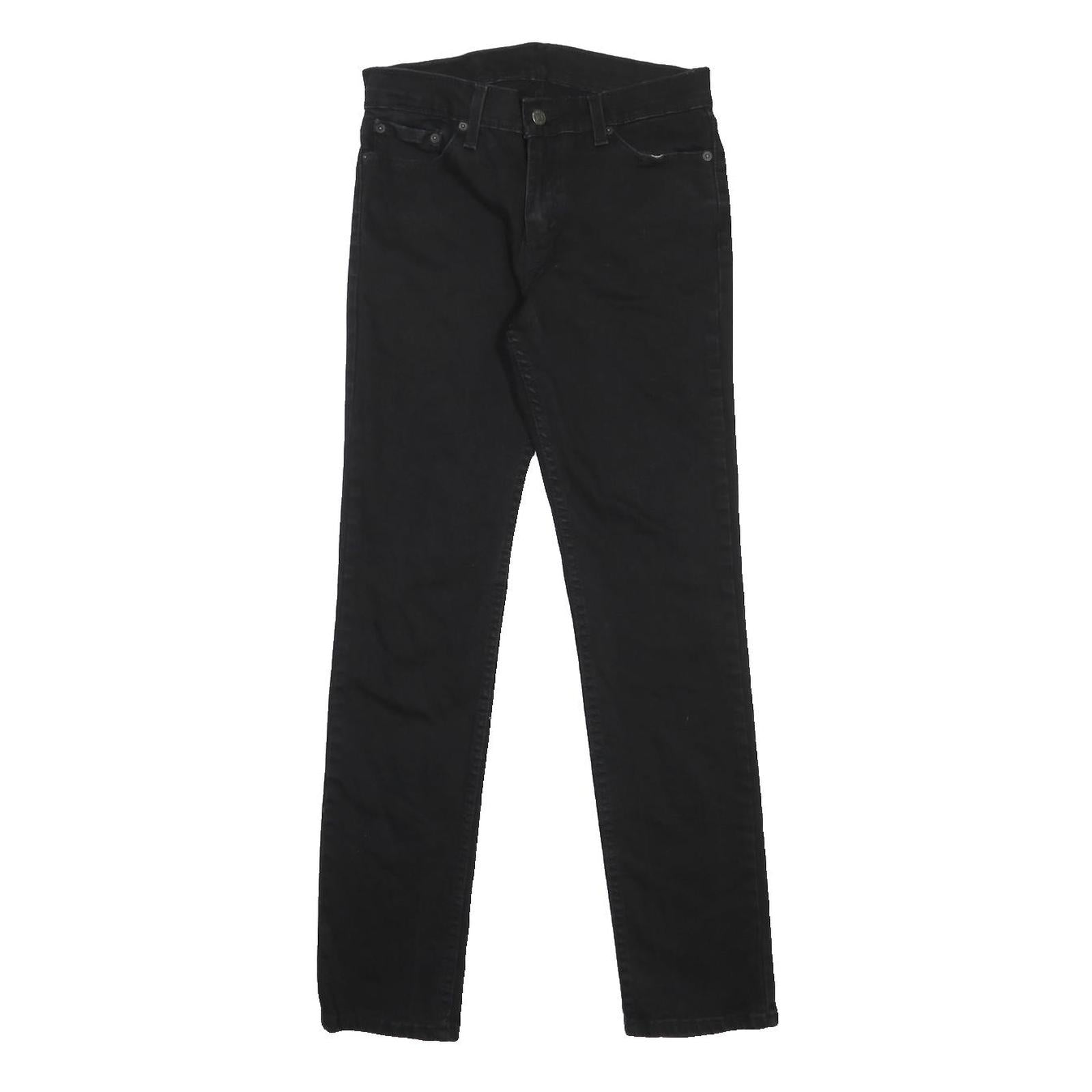 LEVI'S 511 Slim Mens Jeans Black Slim Skinny Denim W30 L32 Stretch Cotton Blend