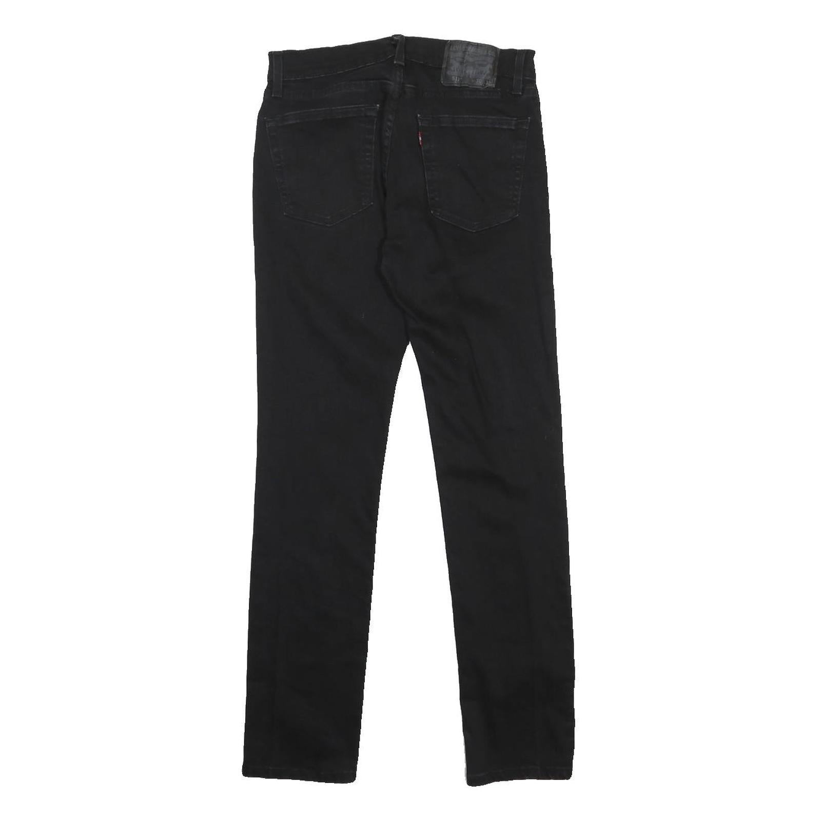 LEVI'S 511 Slim Mens Jeans Black Slim Skinny Denim W30 L32 Stretch Cotton Blend