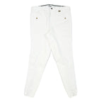 USG Womens Polyester Blend White Slim Tapered Trousers W30 L27 Premium Comfort