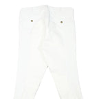 USG Womens Polyester Blend White Slim Tapered Trousers W30 L27 Premium Comfort