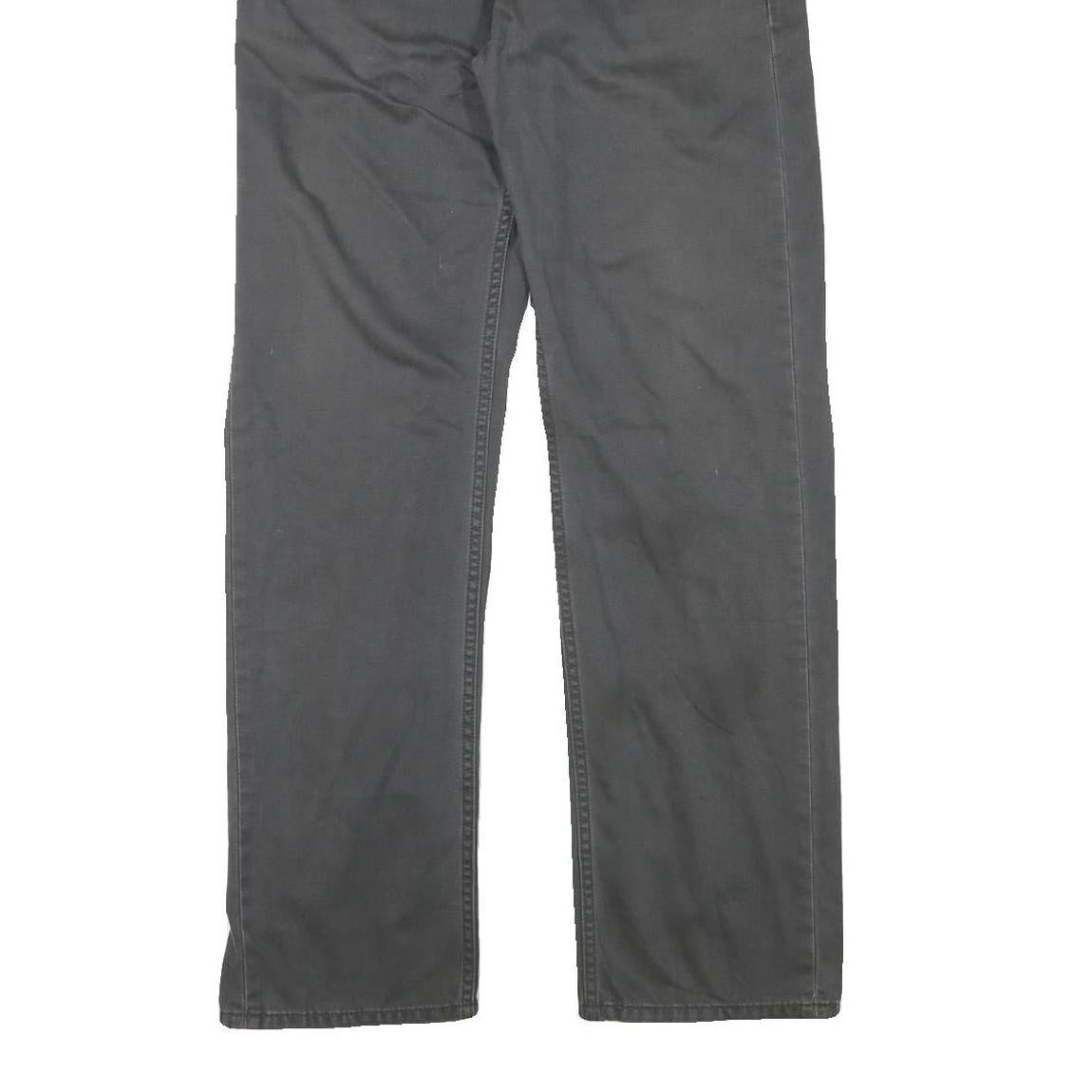 LEVI'S 505 Mens Jeans Black Regular Straight Denim Medium W34 L31 Zip Cotton