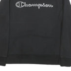 CHAMPION Mens Black Crew Neck M Cotton Blend Lightweight Sweatshirt