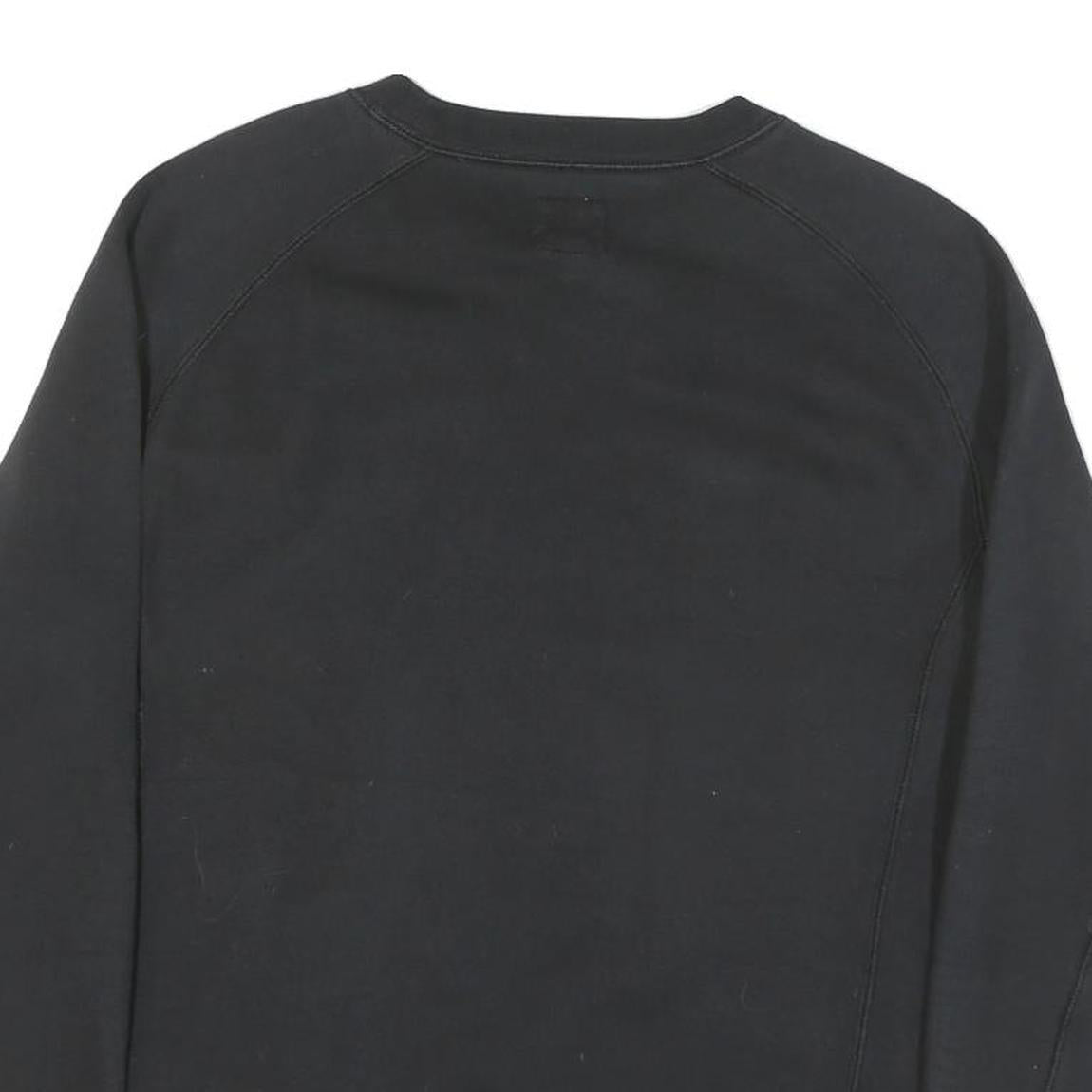 CHAMPION Mens Black Crew Neck M Cotton Blend Lightweight Sweatshirt