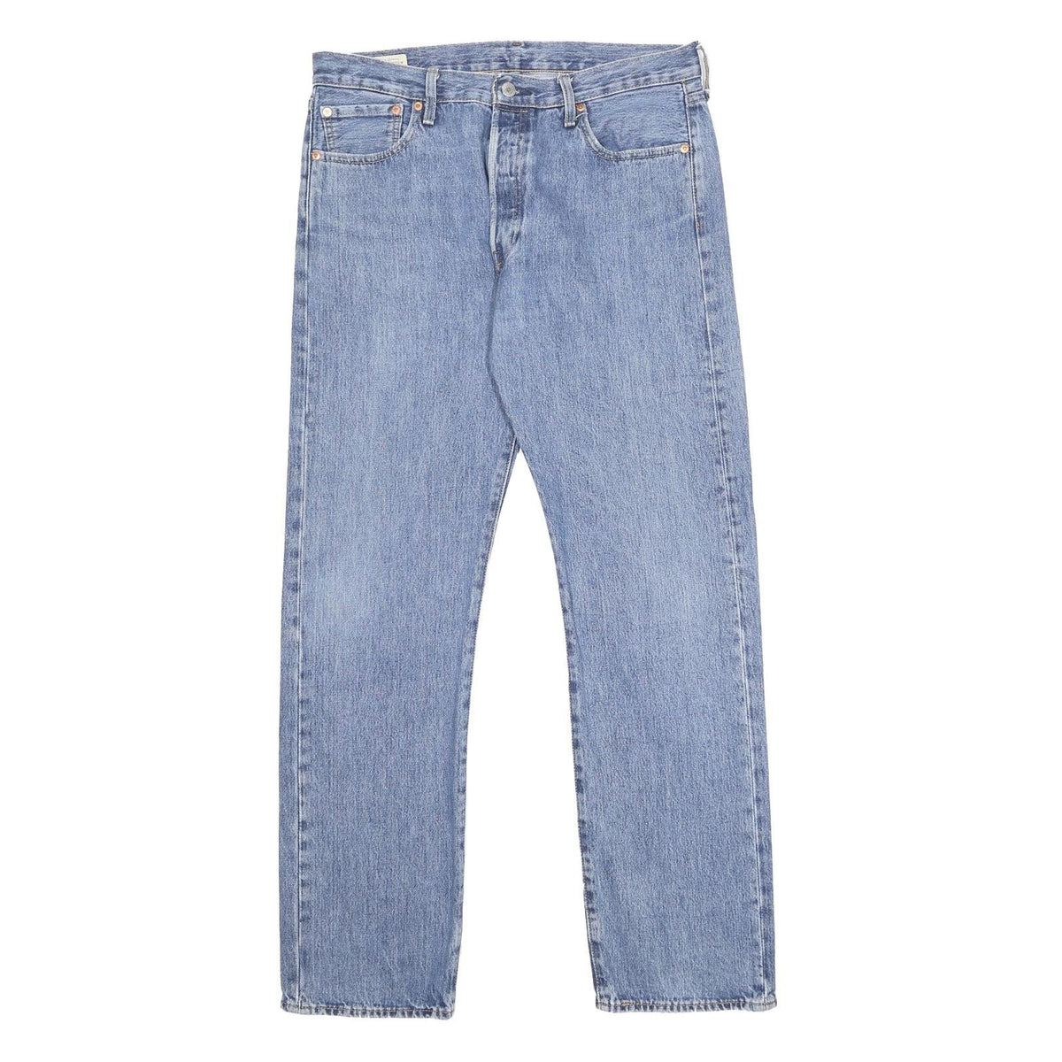 LEVI'S 501 BIG E Mens Jeans Blue Regular Straight Denim Light W34 L32 Classic