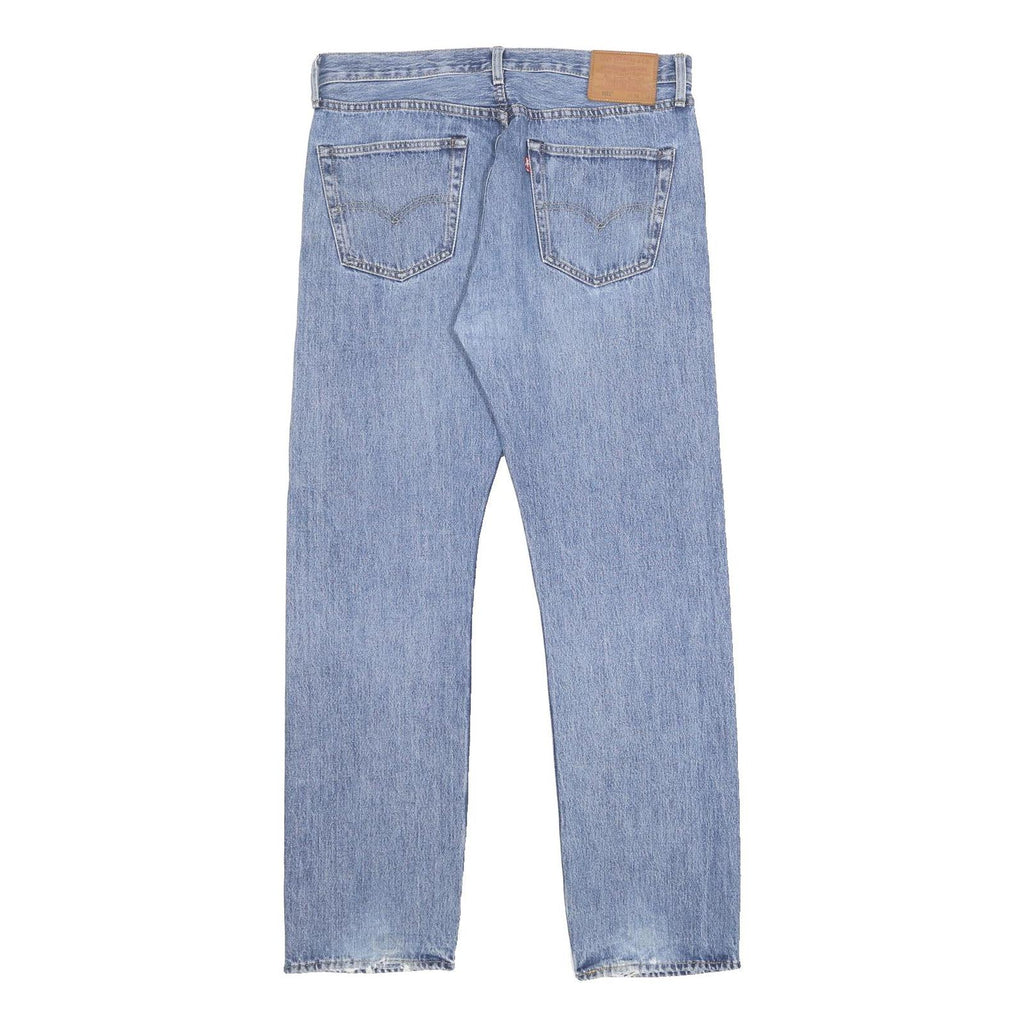 LEVI'S 501 BIG E Mens Jeans Blue Regular Straight Denim Light W34 L32 Classic