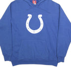 NFL Mens Blue Hoodie M Cotton Blend Pullover Hooded Sweatshirt Sportswear