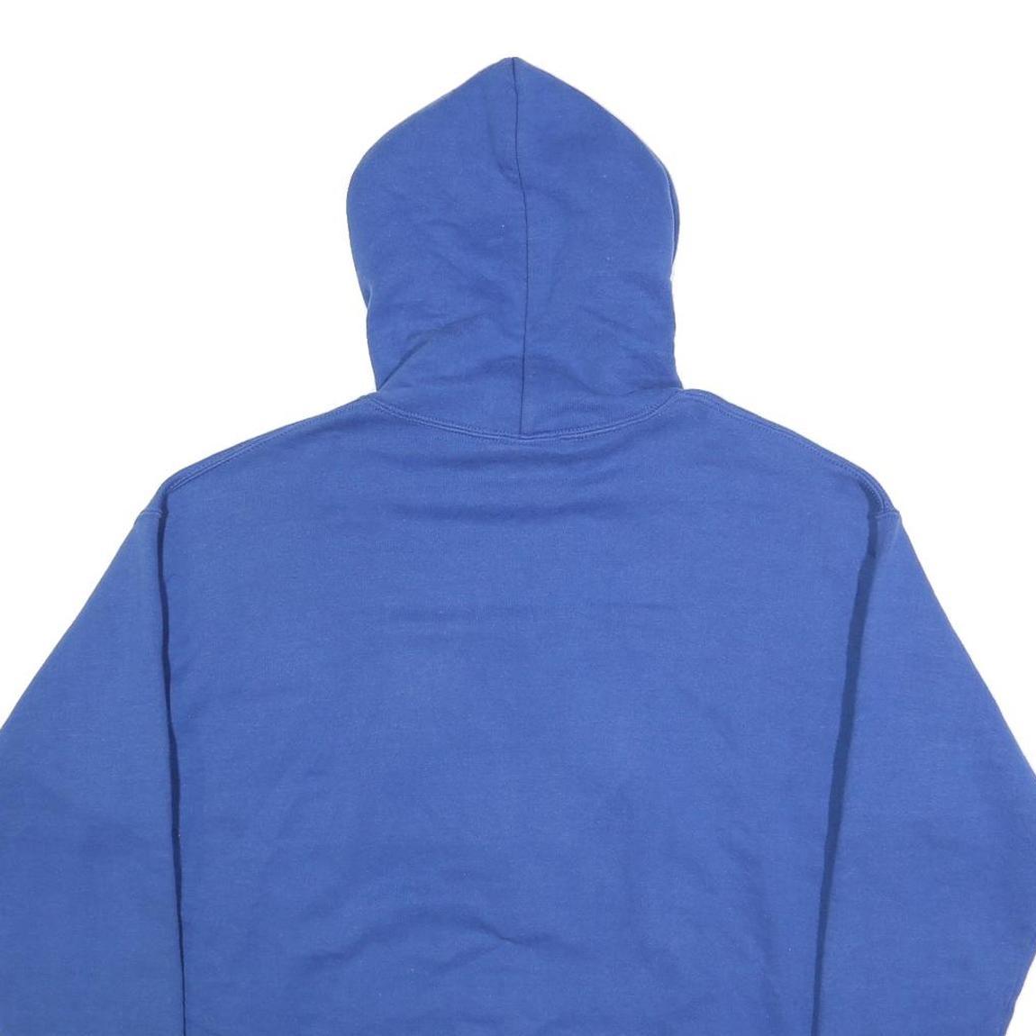 NFL Mens Blue Hoodie M Cotton Blend Pullover Hooded Sweatshirt Sportswear