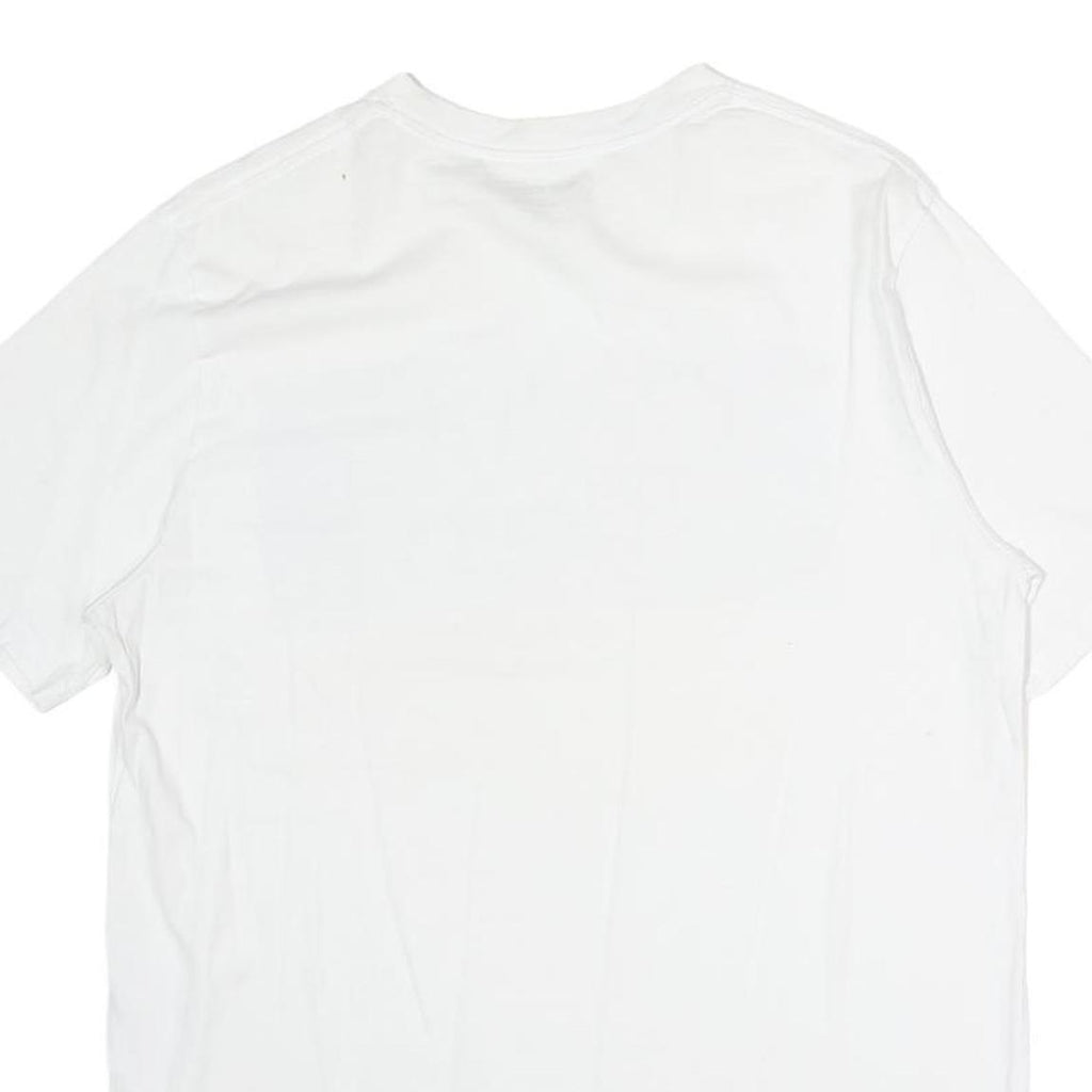 CALVIN KLEIN Mens White S Graphic T-Shirt Short Sleeve Crew Neck Logo Print