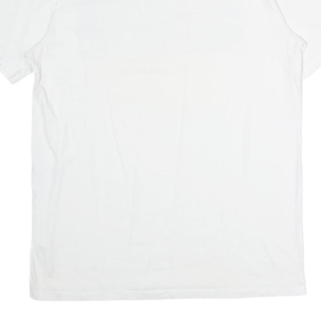 CALVIN KLEIN Mens White S Graphic T-Shirt Short Sleeve Crew Neck Logo Print