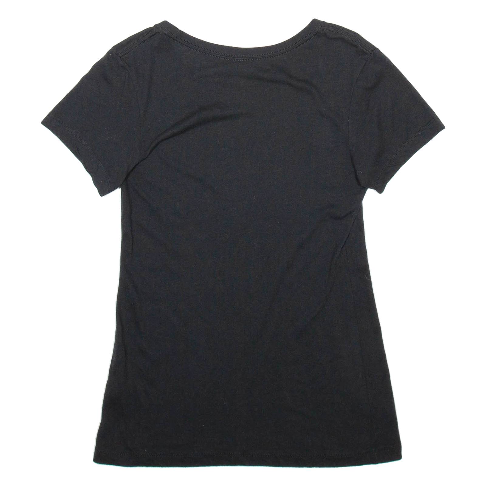 DKNY Womens T-Shirt Black S