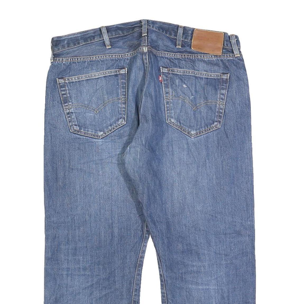 LEVI'S 501 Big E Mens Jeans Blue Regular Straight Denim Medium W38 L25 Classic