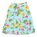 CATHY DENIS Womens Blue Floral Swing Midi Viscose Skirt L Tiered Casual