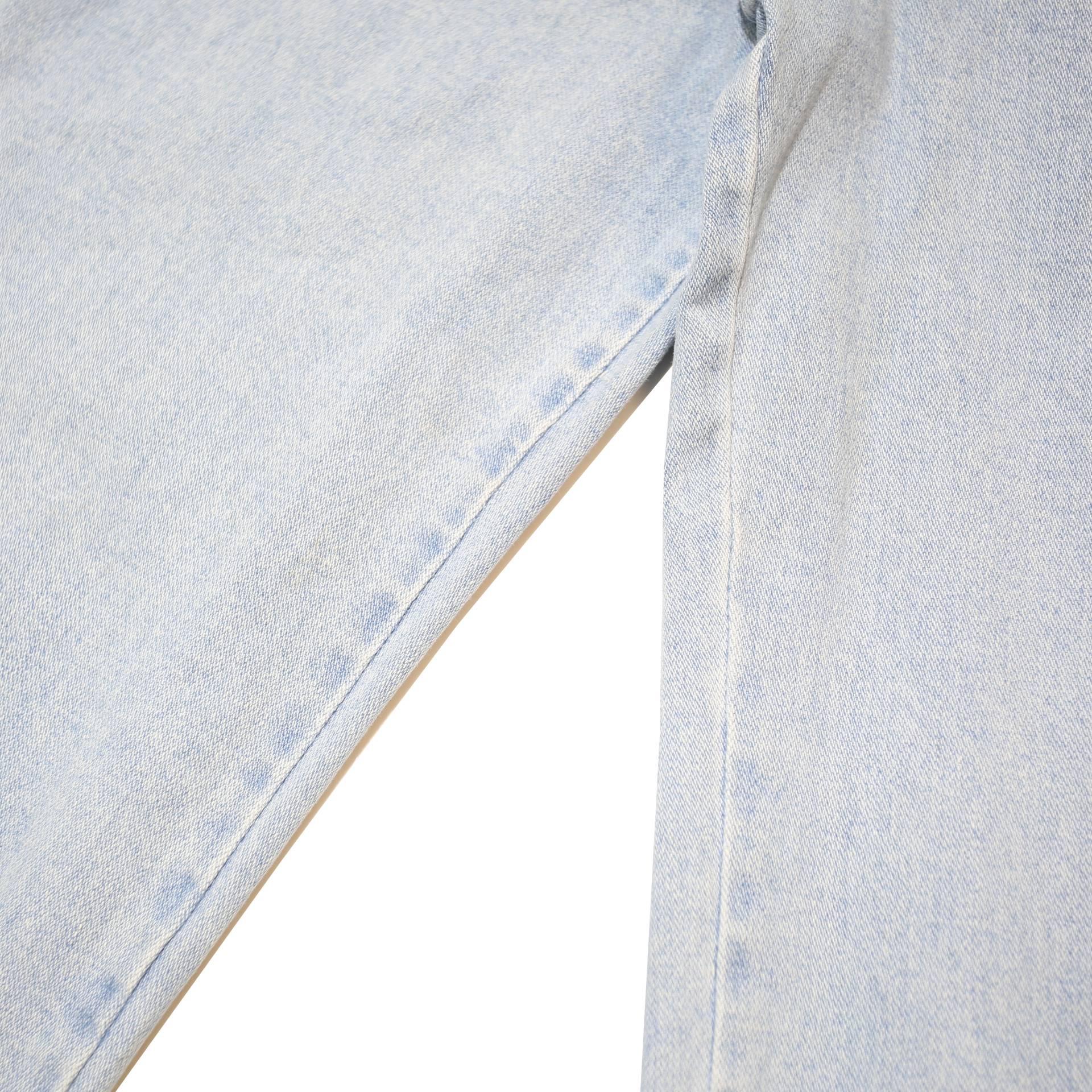 WRANGLER Womens Blue Regular Straight Denim Light W29 L30 Classic Cotton Blend