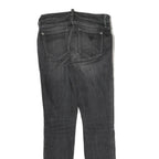 GUESS Mens Jeans Black Slim Skinny Denim Medium W28 L29 Zip Pocket Detail