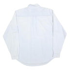 VINCI Mens White Casual Shirt M Cotton Blend Button Down Long Sleeve
