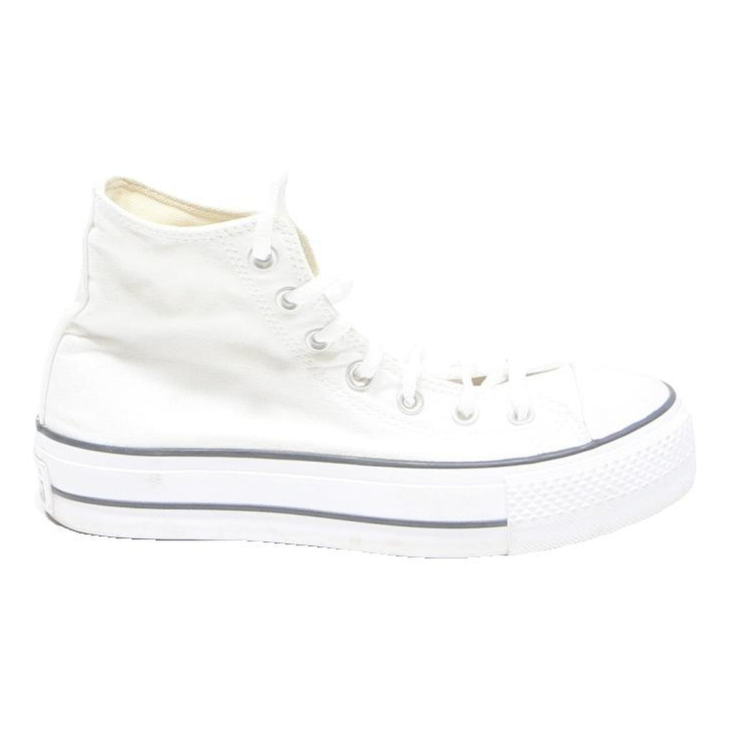 CONVERSE Chuck Taylor All Star Womens White Canvas High Top Trainers UK 6