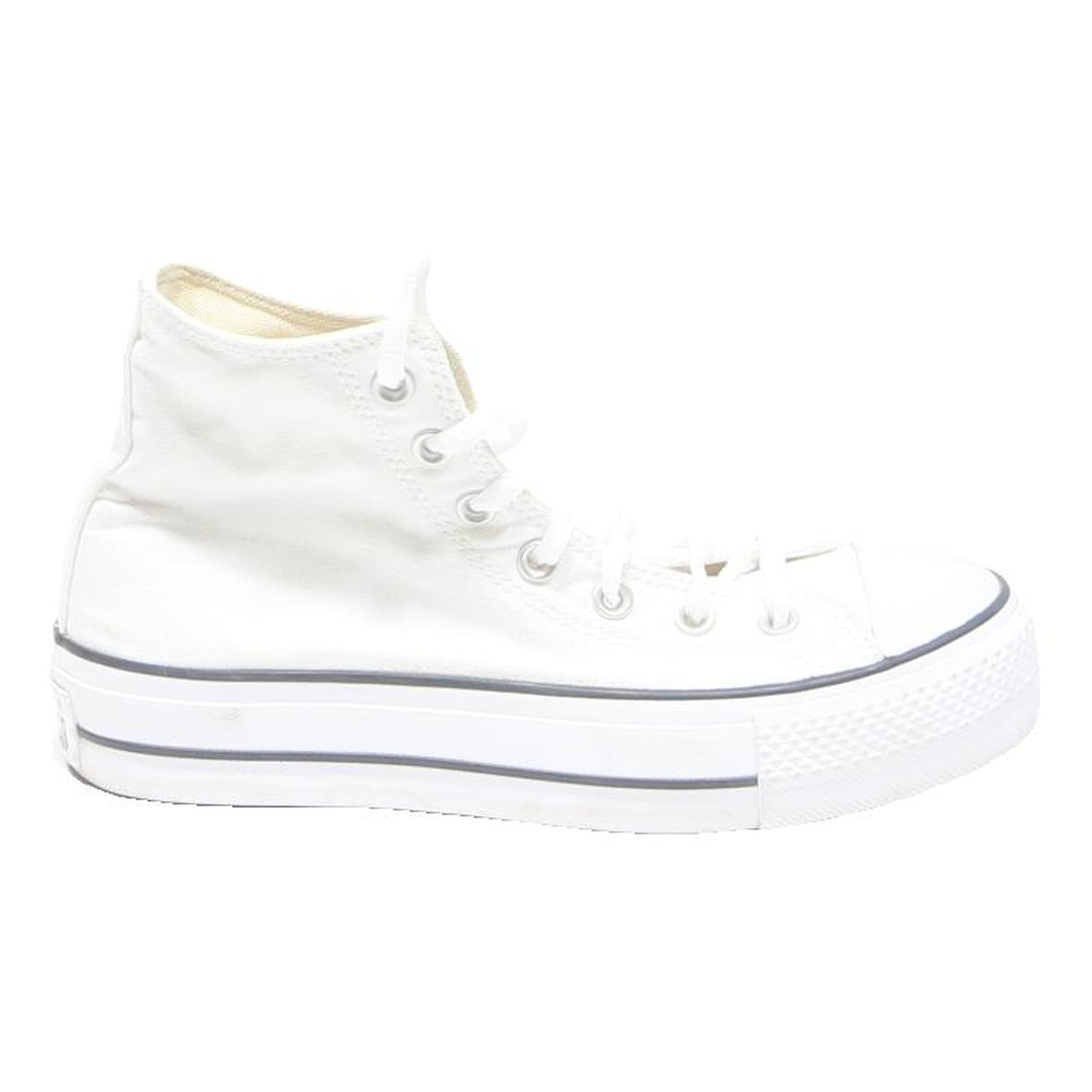 CONVERSE Chuck Taylor All Star Womens White Canvas High Top Trainers UK 6