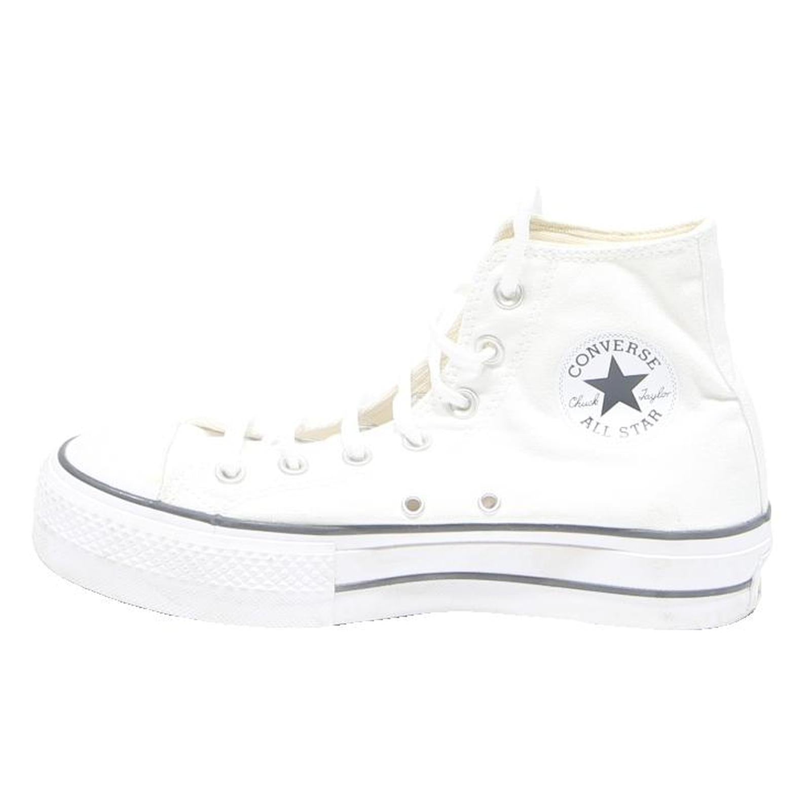 CONVERSE Chuck Taylor All Star Womens White Canvas High Top Trainers UK 6