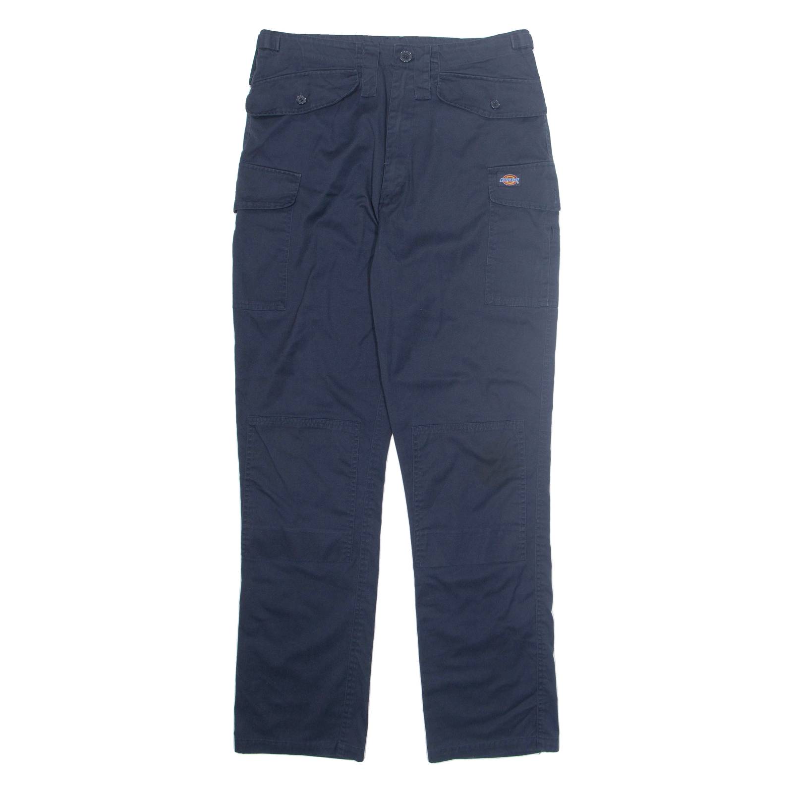 DICKIES Chino Mens Trousers Blue Regular Straight W36 L32