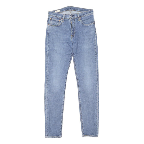 LEVI'S 512 Mens Jeans Blue Regular Slim Denim Medium W32 L33 Classic Button Fly