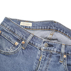 LEVI'S 512 Mens Jeans Blue Regular Slim Denim Medium W32 L33 Classic Button Fly