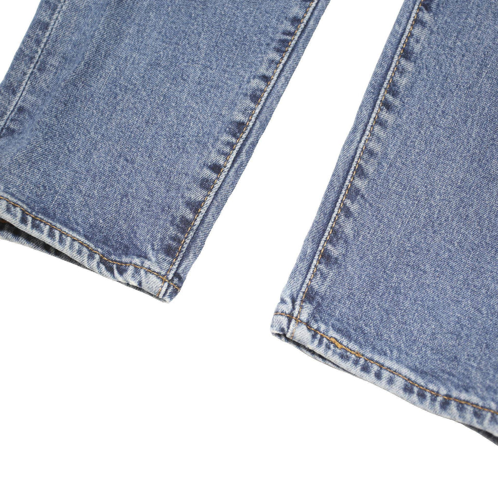 LEVI'S 512 Mens Jeans Blue Regular Slim Denim Medium W32 L33 Classic Button Fly