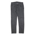 GUESS Mens Slim Grey Denim Jeans W33 L31 Stylish Cotton Blend Zip Closure