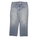 CARHARTT Mens Jeans Blue Relaxed Straight Denim Medium W36 L27 Workwear Zip