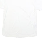 NIKE Mens White Running T-Shirt M Short Sleeve Crew Neck Performance