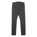 LEVI'S 519 Slim Mens Jeans Black Denim W29 L32 Cotton Blend Zip