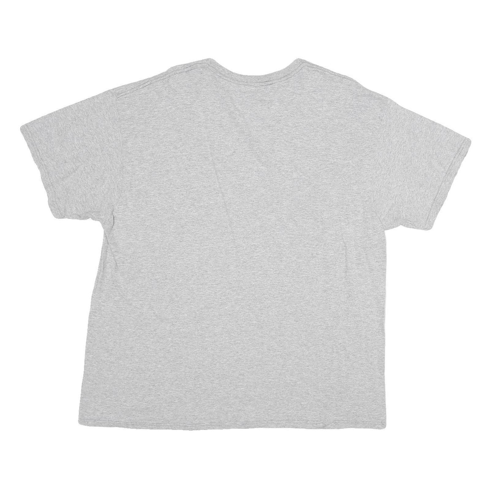 CHAMPION Mens Grey USA Graphic T-Shirt XL Short Sleeve Crew Neck Cotton Blend