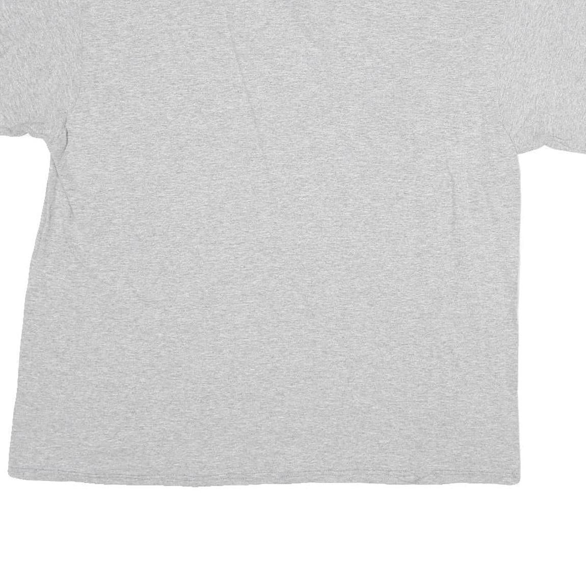 CHAMPION Mens Grey USA Graphic T-Shirt XL Short Sleeve Crew Neck Cotton Blend