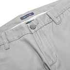 TOMMY HILFIGER Womens Cotton Blend Regular Grey Trousers W33 L31 Comfortable Zip