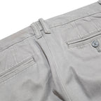 TOMMY HILFIGER Womens Cotton Blend Regular Grey Trousers W33 L31 Comfortable Zip