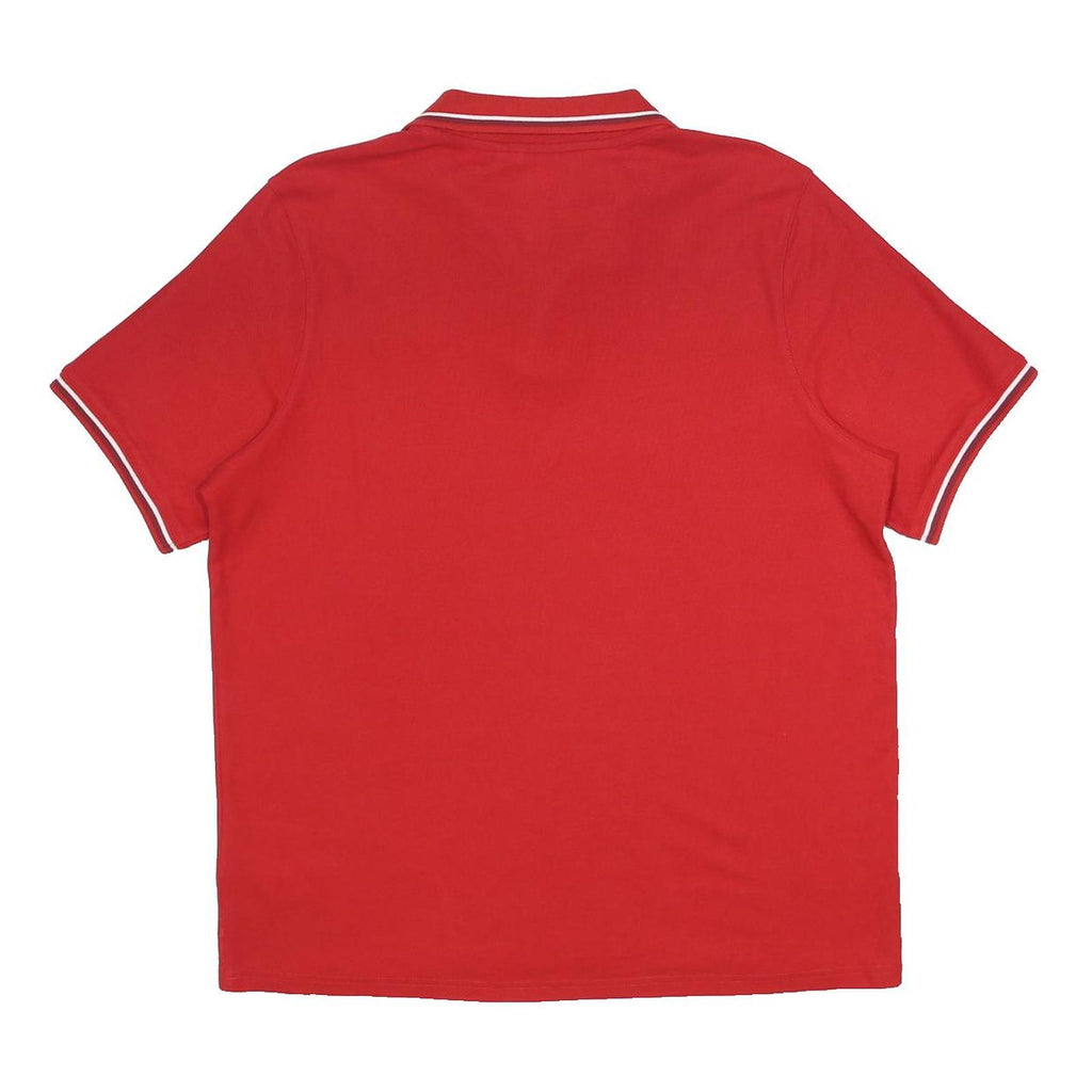 SLAZENGER Mens Red Polo Shirt XL Short Sleeve Plain Sport Casual