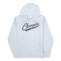 CHAMPION Womens Blue Hoodie M Cotton Blend Pullover Casual Sporty