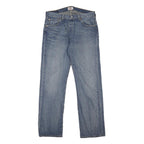 LEVI'S 501 Mens Jeans Blue Regular Straight Denim Medium W31 L32 Classic Button