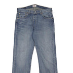 LEVI'S 501 Mens Jeans Blue Regular Straight Denim Medium W31 L32 Classic Button