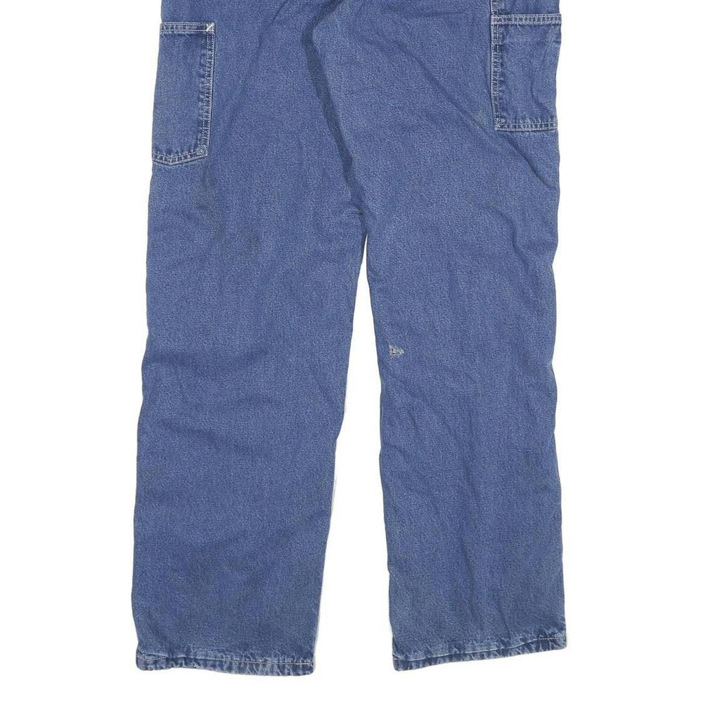 CARHARTT Mens Jeans Blue Regular Straight Denim Medium W34 L34 Workwear