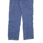 CARHARTT Mens Jeans Blue Regular Straight Denim Medium W34 L34 Workwear