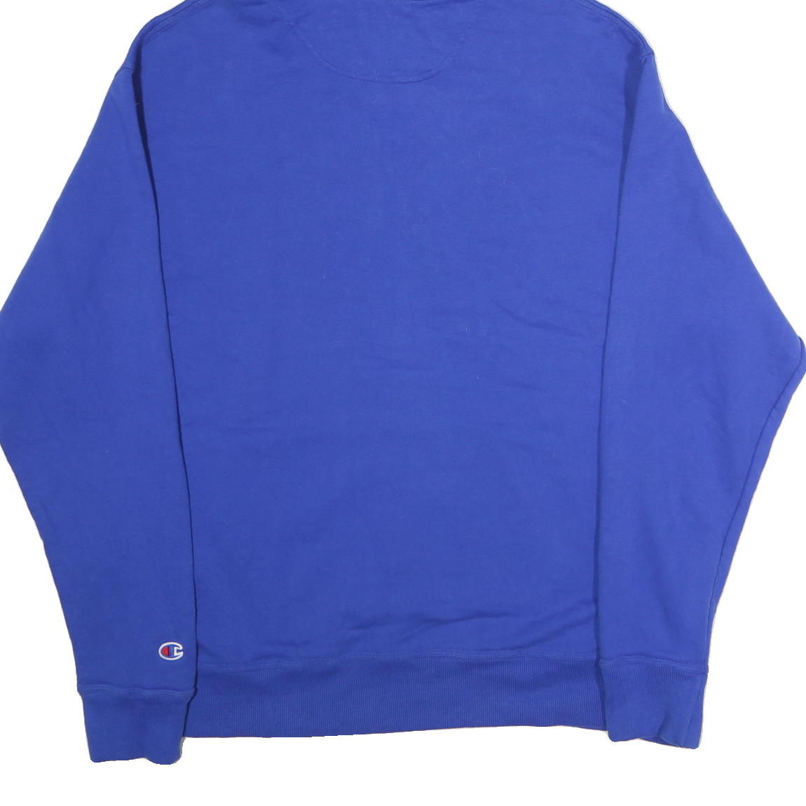 CHAMPION Mens Blue Pullover Hoodie XL Half Zip Sports Casual Sweatshirt