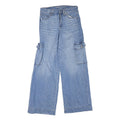 AMERICAN EAGLE Womens Jeans Blue Regular Straight Denim Light W30 L31 Cargo