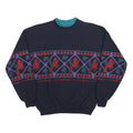 AU SPORTSWEAR Womens Navy Blue Cardinal Bird Crew Neck M Cotton Blend Sweatshirt