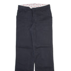 DICKIES Womens Trousers Grey Relaxed Straight W30 L31