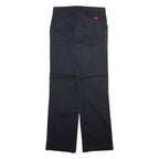 DICKIES Womens Trousers Grey Relaxed Straight W30 L31