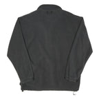 FILA Mens Black Zip Jacket L Polyester Plain Casual Sportswear Outerwear