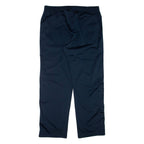 CHAMPION Womens Track Pants Blue Wide-Leg L W34 L30