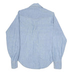 LEVI'S Womens Blue Cotton Denim Shirt S Casual Button-Up Long Sleeve Western