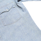 LEVI'S Womens Blue Cotton Denim Shirt S Casual Button-Up Long Sleeve Western
