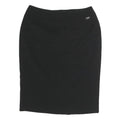 CHANEL Womens Black Mini Cotton Skirt M Classic Elegant Style